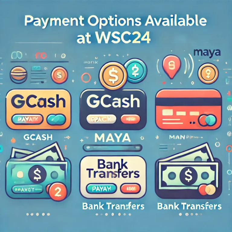 WSC24 Available Payment Options
